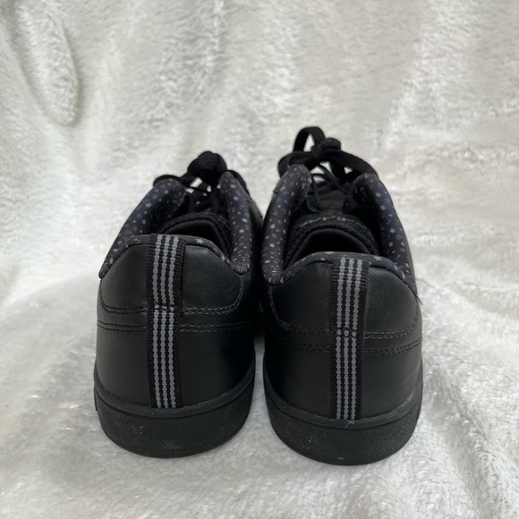 Mens Adidas Neo Label Advantage Clean VS Sneakers Triple Black F76599 - Picture 8 of 10